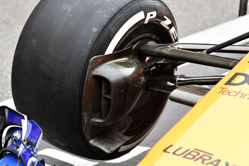 McLaren MCL33 brake duct detail