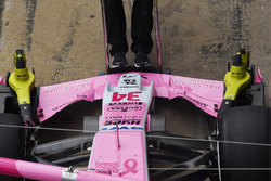 Sahara Force India VJM11 nose and front wing