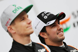 Sergio Perez, Sahara Force India F1 et Nico Hulkenberg, Sahara Force India F1