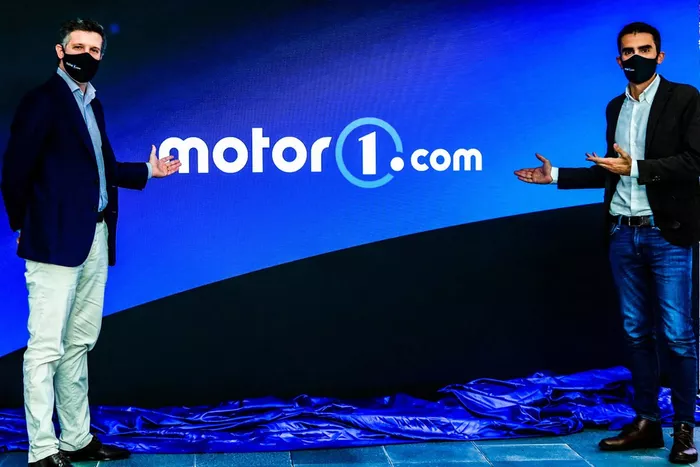 Filippo Salza, Presidente de Automotive Motorsport Network y Alessandro Lago, Director de Motor1.com Italia