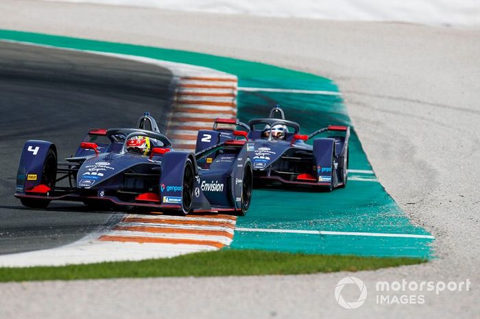 Robin Frijns, Envision Virgin Racing, Audi e-tron FE06 Sam Bird, Envision Virgin Racing, Audi e-tron FE06 