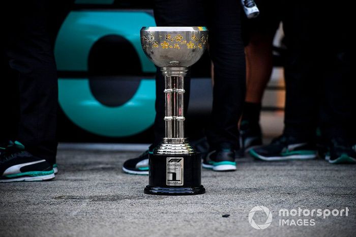 El trofeo de Valtteri Bottas, Mercedes AMG F1