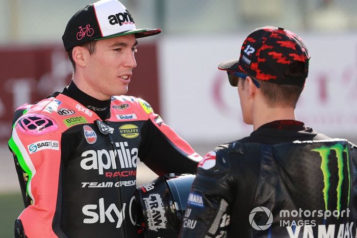 Aleix Espargaro, Aprilia Racing Team Gresini, Maverick Vinales, Yamaha Factory Racing