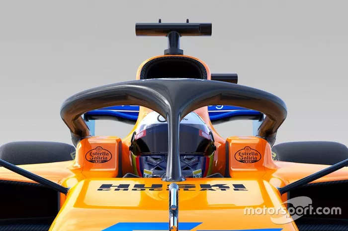Detalle del McLaren MCL34 
