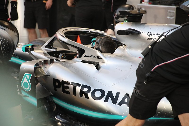 Mercedes technical detail