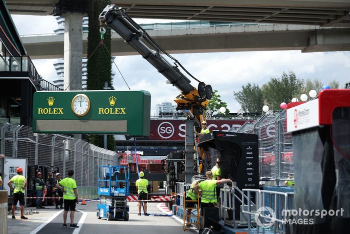 Atmósfera en el pitlane