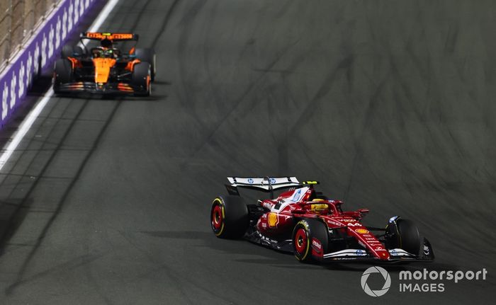 Lewis Hamilton, Ferrari, Lando Norris, McLaren