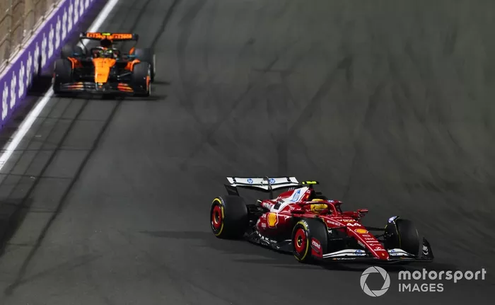 Lewis Hamilton, Ferrari, Lando Norris, McLaren