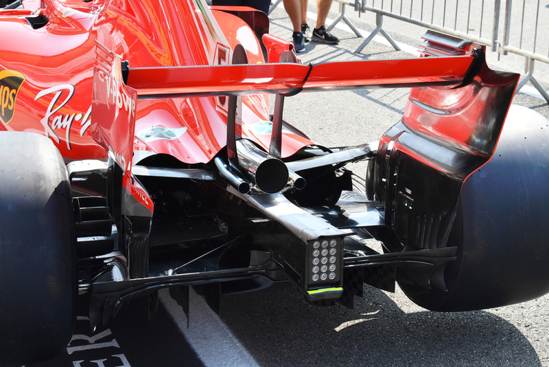 Ferrari SF71H, заднє антикрило