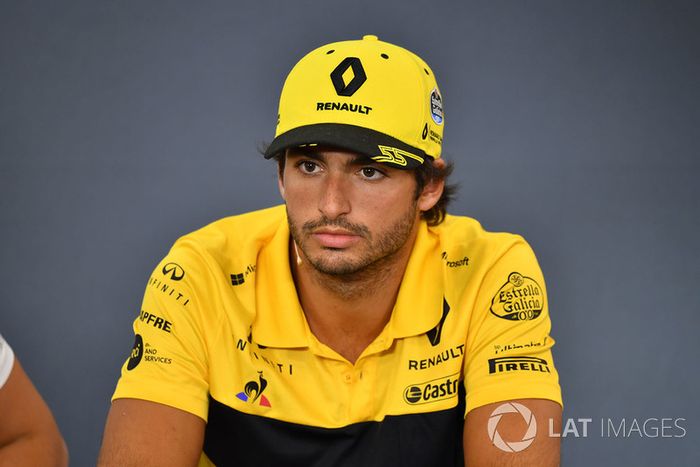 Carlos Sainz Jr., Renault Sport F1 Team, en rueda de prensa