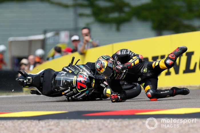 Marco Bezzecchi, accidente del VR46 Racing Team