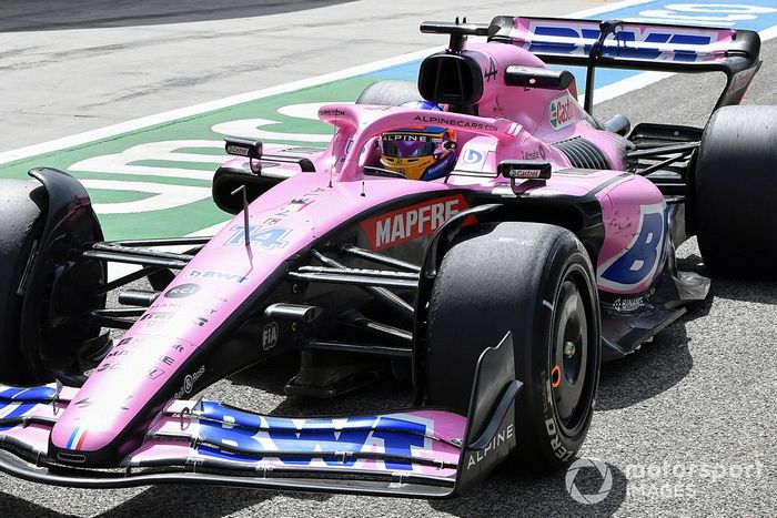 Fernando Alonso, Alpine A522


