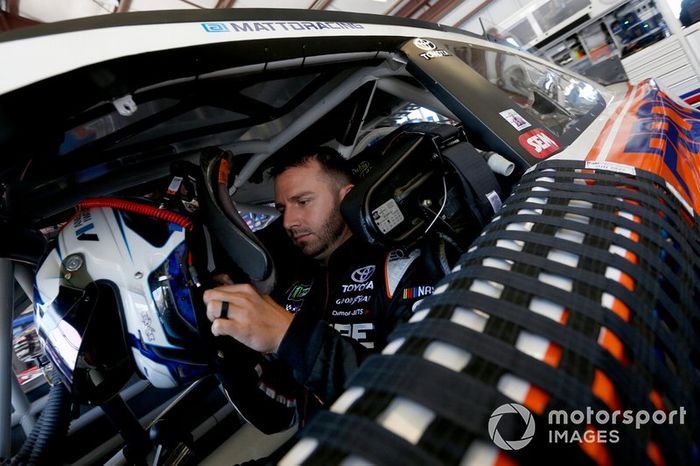 Matt DiBenedetto, Leavine Family Racing, Toyota Camry Procore Thanks DW Throwback