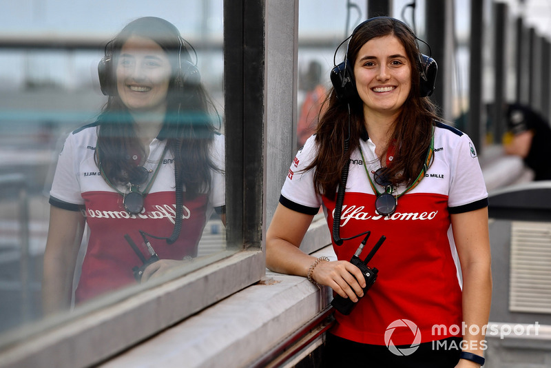 Tatiana Calderon, pilote d'essais Sauber