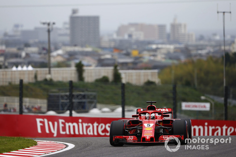 Sebastian Vettel, Ferrari SF71H.