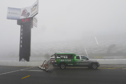 Air Titan in the rain and fog