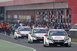 Norbert Michelisz, Honda Racing Team JAS, Honda Civic WTCC, Tiago Monteiro, Honda Racing Team JAS, H
