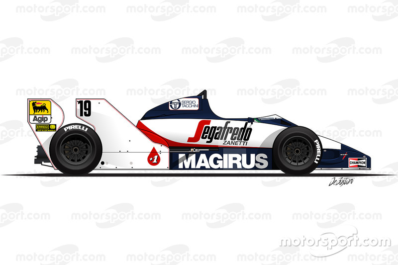 Toleman TG183B di Ayrton Senna