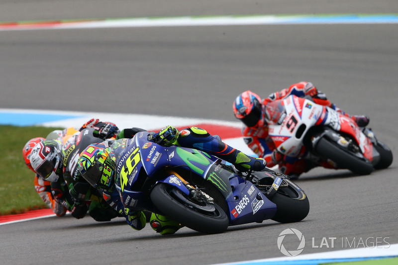 Valentino Rossi, Yamaha Factory Racing y Johann Zarco, Monster Yamaha Tech 3