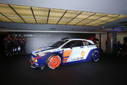 Hayden Paddon, Daniel Sordo, Thierry Neuville, Hyundai Motorsport onthullen de 2017 Hyundai i20 Coup