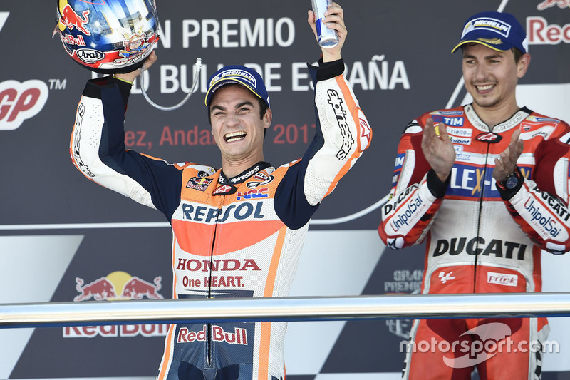 Podyum: Yarış galibi Dani Pedrosa, Repsol Honda Team