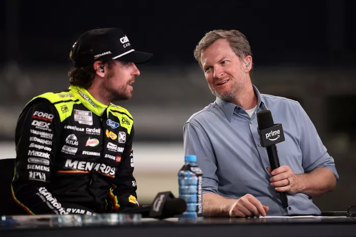 Ryan Blaney, Team Penske Ford, and Dale Earnhardt Jr.
