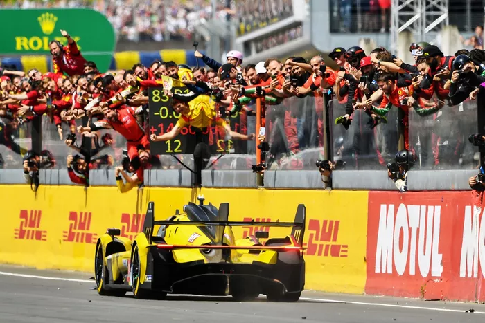 WInners #83 AF Corse Ferrari 499P: Robert Kubica, Yifei Ye, Philip Hanson
