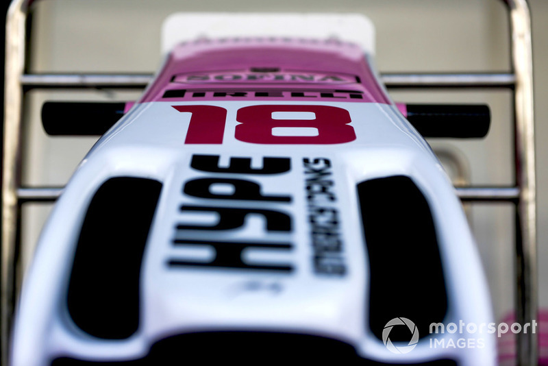 Носовой обтекатель Racing Point Force India F1 VJM11 Лэнса Стролла
