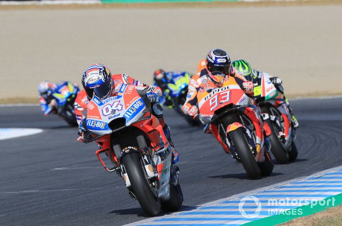 Andrea Dovizioso, Ducati Team, Marc Marquez, Repsol Honda Team