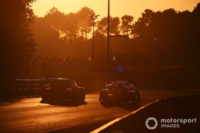 Acción al atardecer