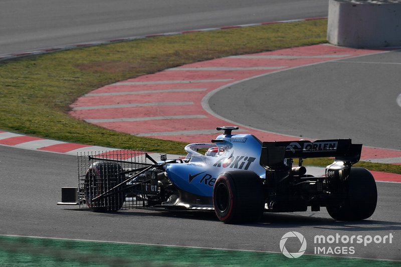 Роберт Кубіца на боліді Williams FW42 з аеросенсорами
