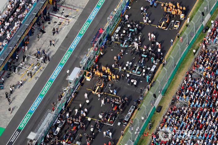 Una viste aérea de la parrilla en Australia