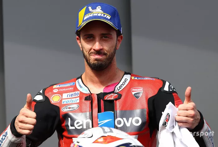 Podio: ganador Andrea Dovizioso, Ducati Team