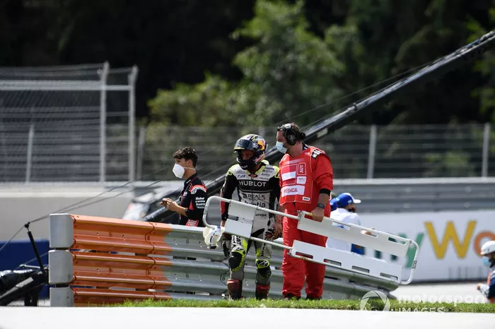 Accidente de Johann Zarco, Avintia Racing