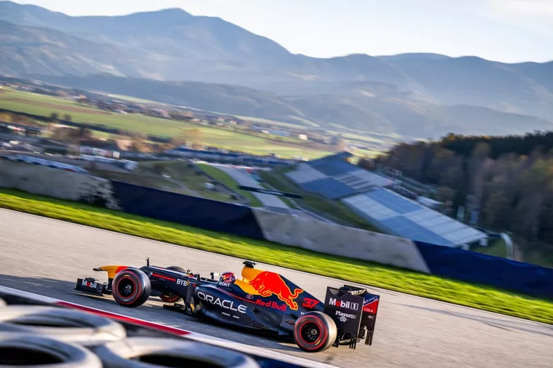 Kalle Rovanpera fait un essai dans une Formule 1 Red Bull au Red Bull Ring 