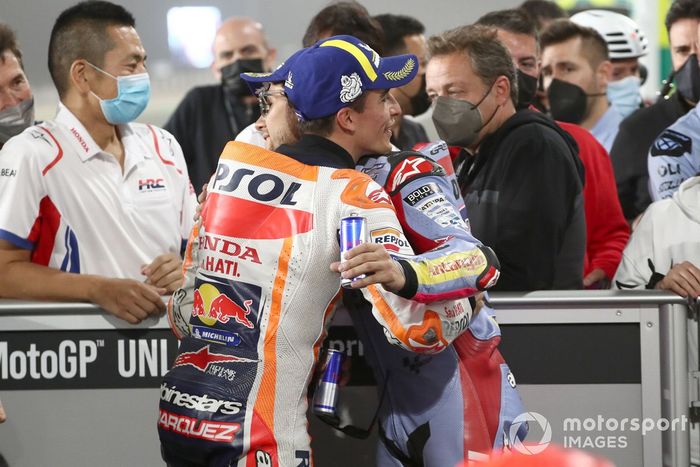 Marc Márquez, Repsol Honda Team Enea Bastianini, Gresini Racing