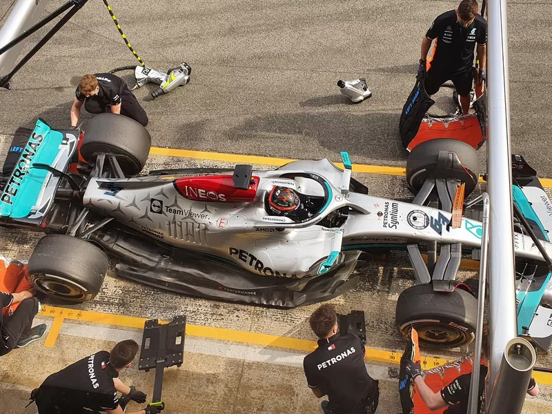George Russell, Mercedes W13
