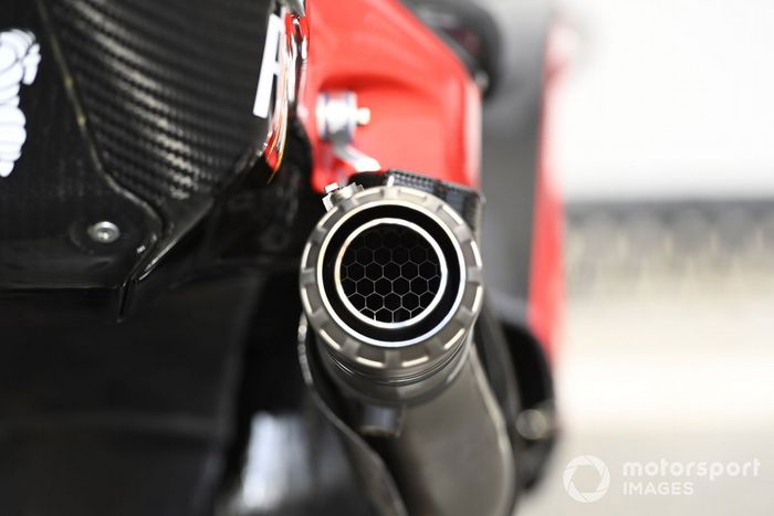 Detalle de la moto Ducati Team 