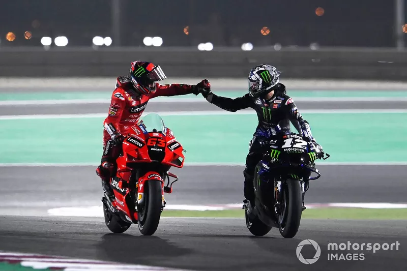 Pecco Bagnaia et Maverick Viñales