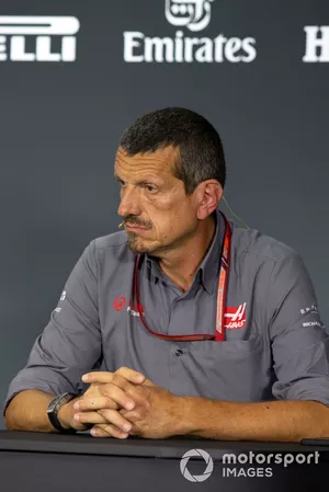 Gunther Steiner, directeur, Haas F1 en conférence de presse