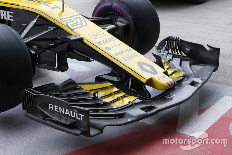 Renault Sport F1 Takımı R.S. 18 ön kanat