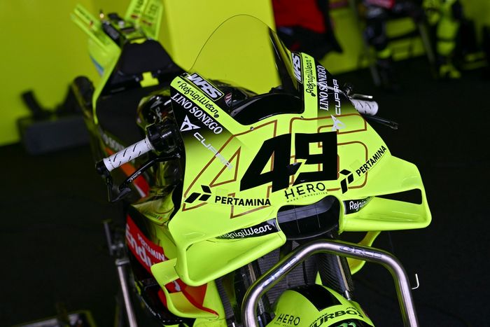 Велосипед гоночной команды VR46