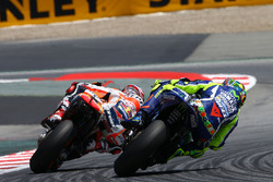 Marc Marquez, Repsol Honda Team, Valentino Rossi, Yamaha Factory Racing