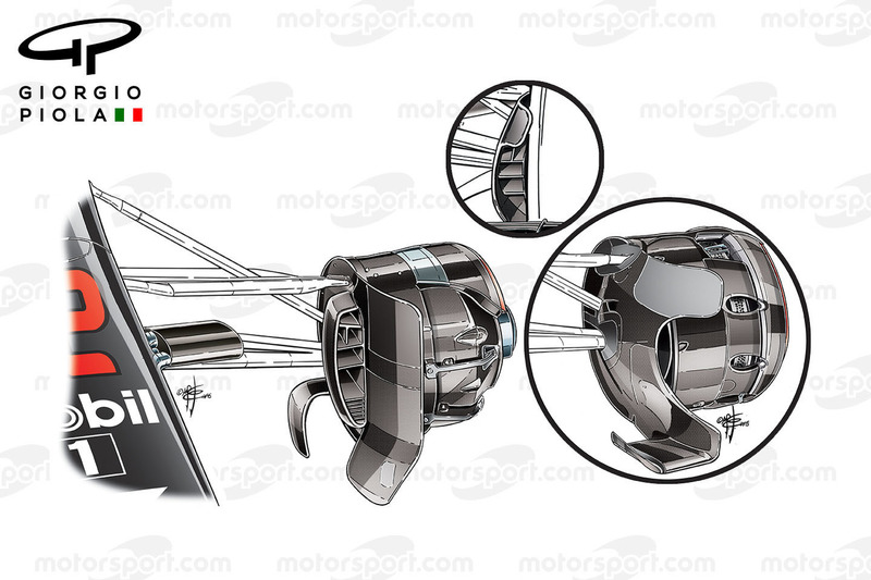 McLaren MP4/31 brake duct, Spanish GP