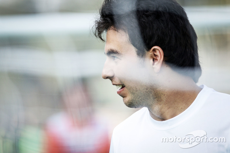 Sergio Perez, Sahara Force India F1, futbol maçında