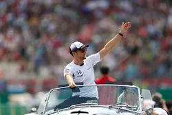 Jenson Button, McLaren on the drivers parade