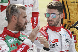 José María López, Citroën World Touring Car Team, Citroën C-Elysée WTCC; Tiago Monteiro, Honda Racin