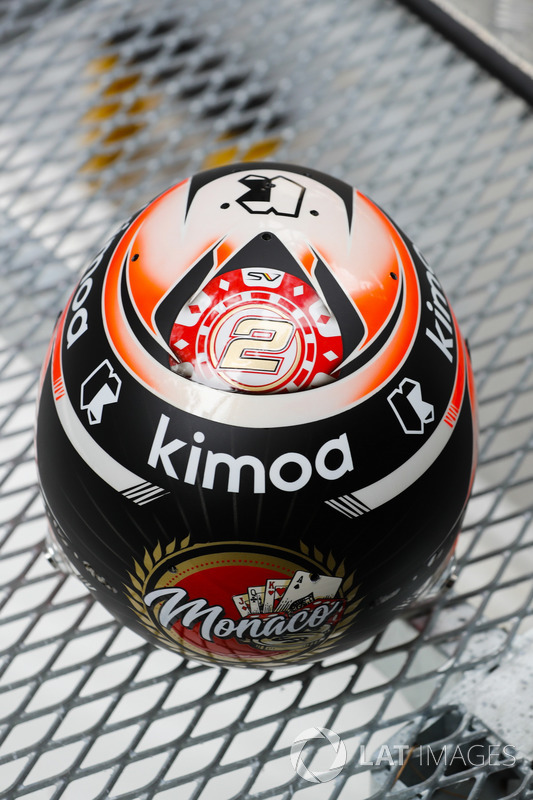 Stoffel Vandoorne, McLaren, kask detayı