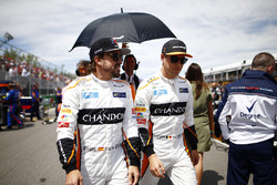 Fernando Alonso, McLaren, and Stoffel Vandoorne, McLaren
