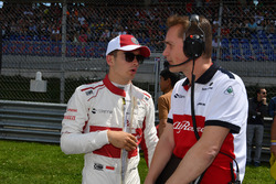 Charles Leclerc, Sauber on the grid
